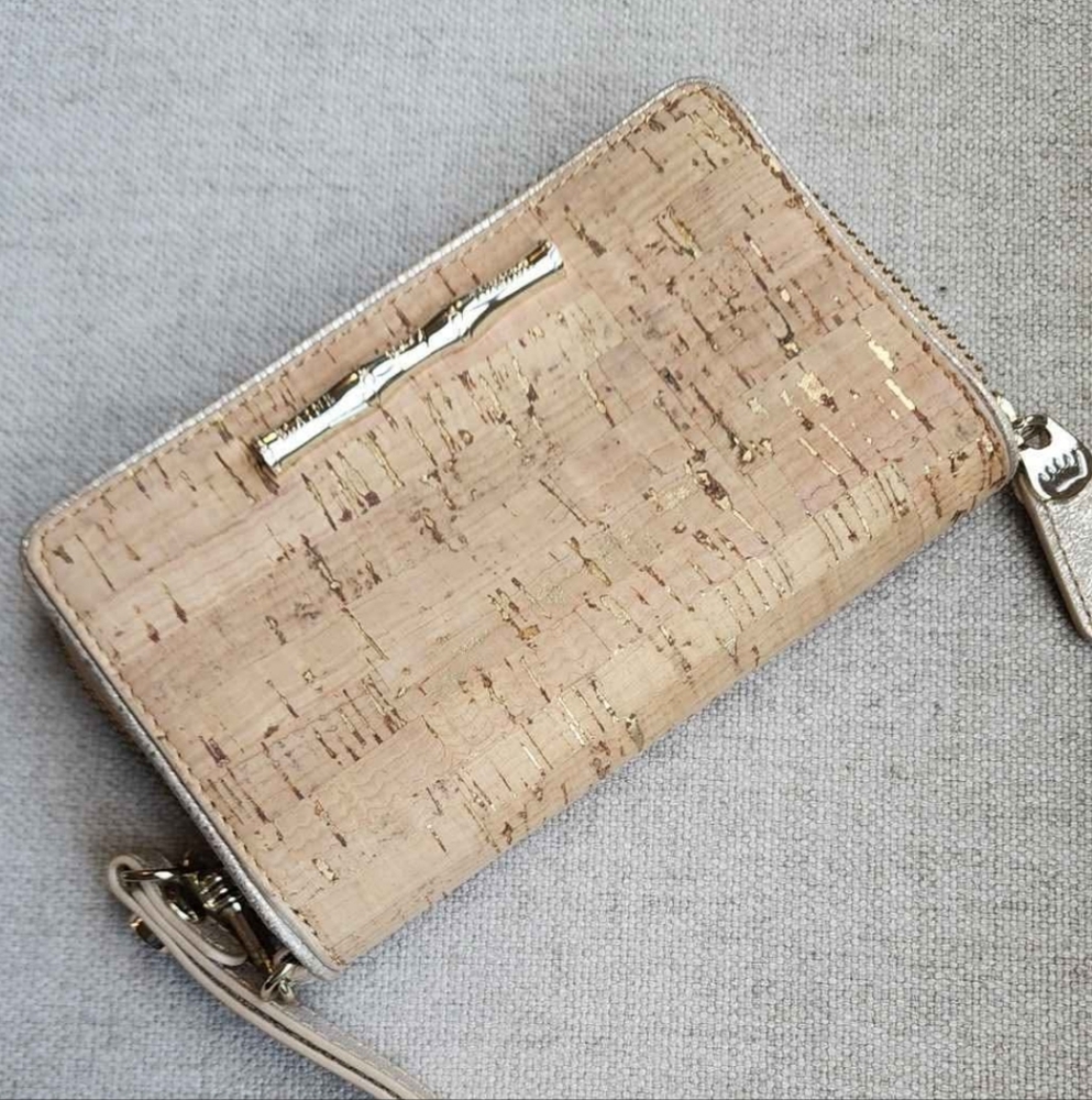 Elaine Turner Cork Wristlet Wallet